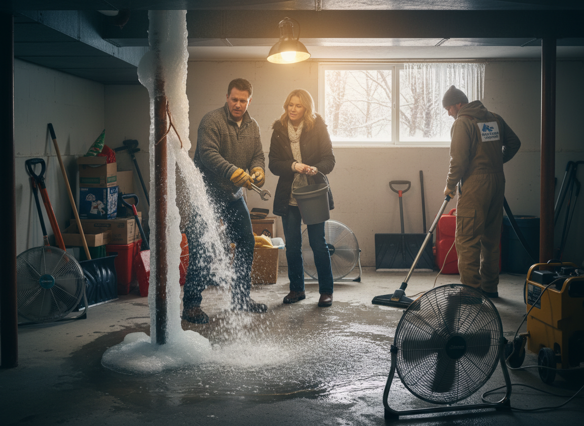 Dealing With Burst Pipes During Holladay's Winter Freeze-Thaw Cycles
