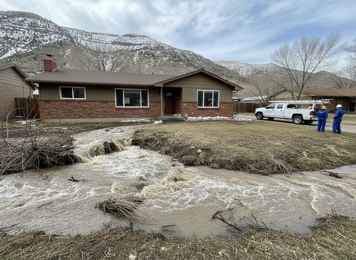 How Spring Snowmelt Affects Homes Near Mill Creek Canyon in Holladay