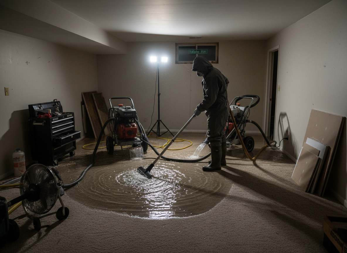 Water Damage restoration in East Holladay